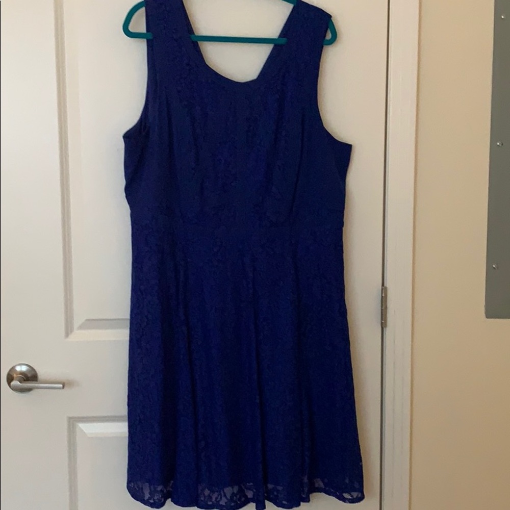 Royal blue special occasion dress